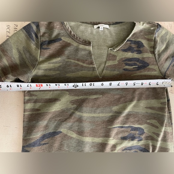 Z Supply Camo Print T-Shirt Dress Size Small - Picture 7 of 9
